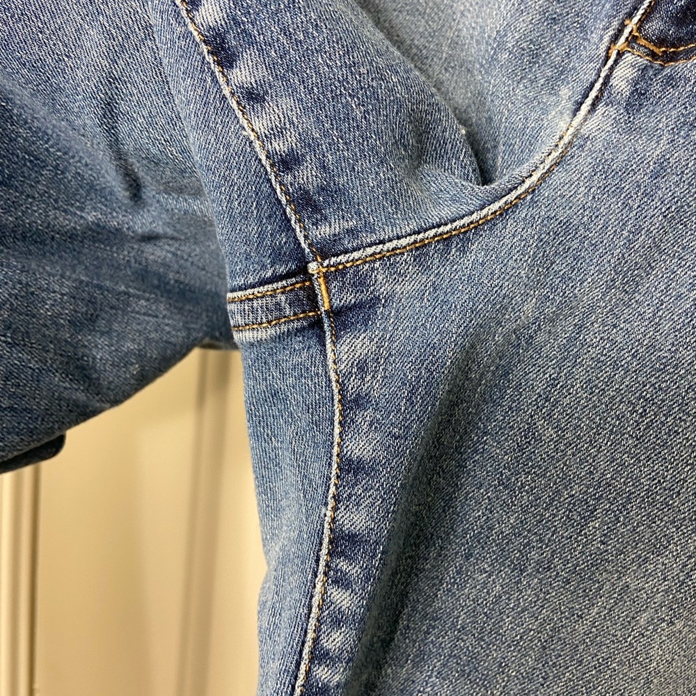 EUC Vintage Lauren Ralph Lauren green‎ label women’s straight slim stretch jeans - Picture 2 of 6